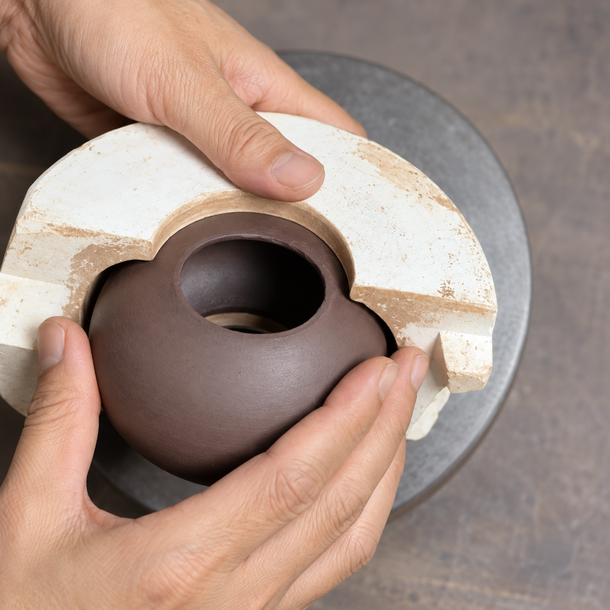 Semi-handmade forming — retouched illustration